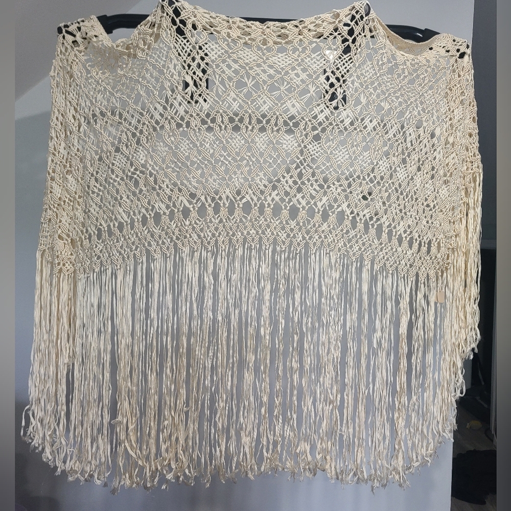 Absolutely Insane Boho Hippie Crochet Shawl